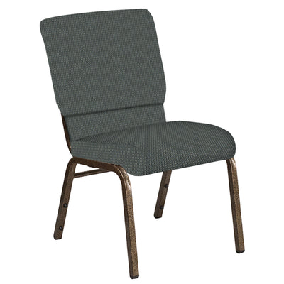 18.5''W Church Chair in Canterbury Fabric - Gold Vein Frame - View 1