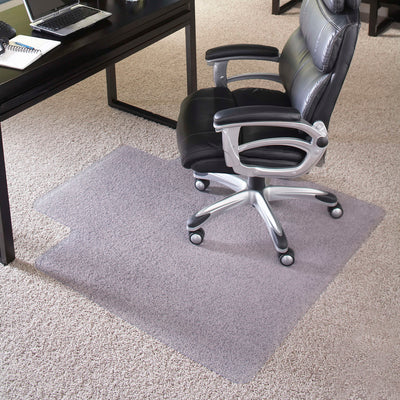 45'' x 53'' Big & Tall 400 lb. Capacity Carpet Chair Mat with Lip