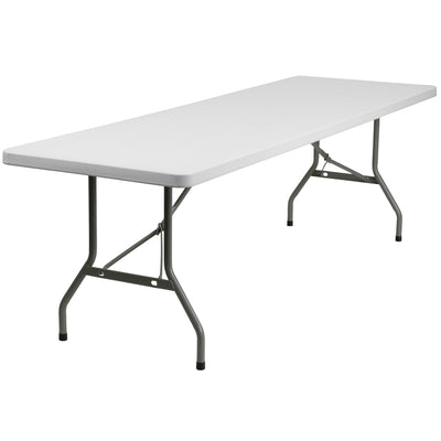 8-Foot Plastic Folding Table - View 1
