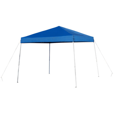 8'x8' Outdoor Pop Up Event Slanted Leg Canopy Tent with Carry Bag - View 1