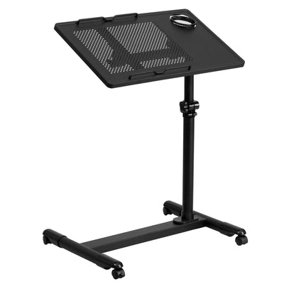 Adjustable Height Steel Mobile Computer Desk - View 1