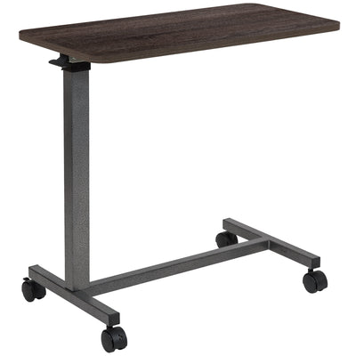 Adjustable Overbed Table with Wheels for Home and Hospital - View 1