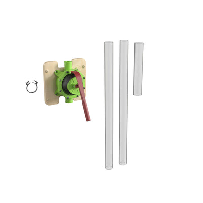 Bright Beginnings Commercial Grade 10 Piece Modular STEAM Wall STEAM Accessories- Pipe Builder Hand Pump & Accessories - View 1