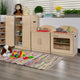 Children's Wooden Kitchen Set-Stove/Sink/Refrigerator for Commercial or Home Use