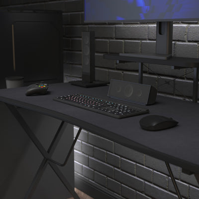 Fisher Mega Size Extended Gaming Mouse Pad with Anti-Slip Rubber Base and Micro Weave Top, Large Home Office Desk Mat - View 2