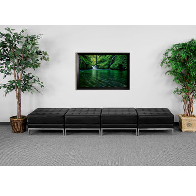 HERCULES Imagination Series LeatherSoft Four Seat Bench - View 2