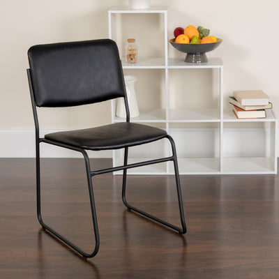 HERCULES Series 500 lb. Capacity High Density Stacking Chair with Sled Base - View 2