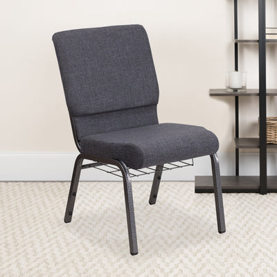 HERCULES Series Auditorium Chair - Chair with Storage - 19inch Wide Seat - View 2