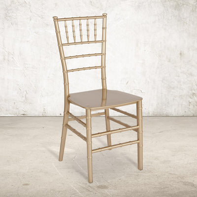HERCULES Series Resin Stackable Chiavari Chair with Free Cushion - View 2