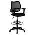 Mid-Back Mesh Drafting Chair with Adjustable Arms