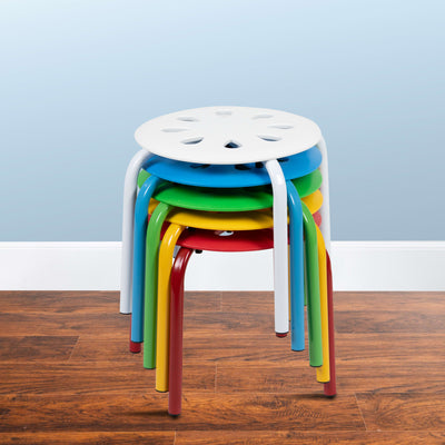 Plastic Nesting Stack Stools, 11.5