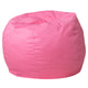 Light Pink |#| Small Solid Light Pink Refillable Bean Bag Chair for Kids and Teens