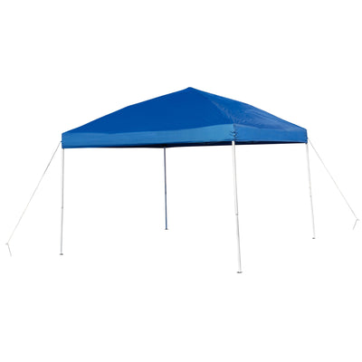 10'x10' Outdoor Pop Up Event Slanted Leg Canopy Tent with Carry Bag - View 1