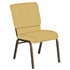 18.5''W Church Chair in Canterbury Fabric - Gold Vein Frame