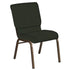 18.5''W Church Chair in Neptune Fabric - Gold Vein Frame