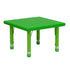 24" Square Plastic Height Adjustable Activity Table