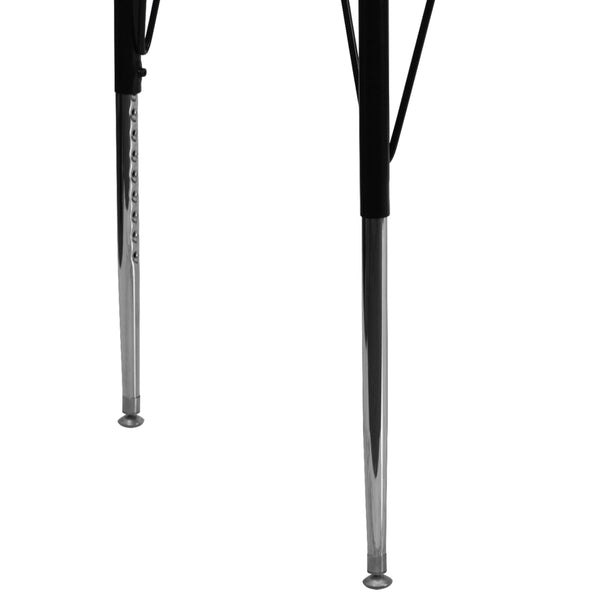 Gray |#| 24inchW x 48inchL Rectangular Grey Thermal Laminate Activity Table w/ Adjustable Legs