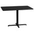 24'' x 42'' Rectangular Laminate Table Top with 23.5'' x 29.5'' Table Height Base