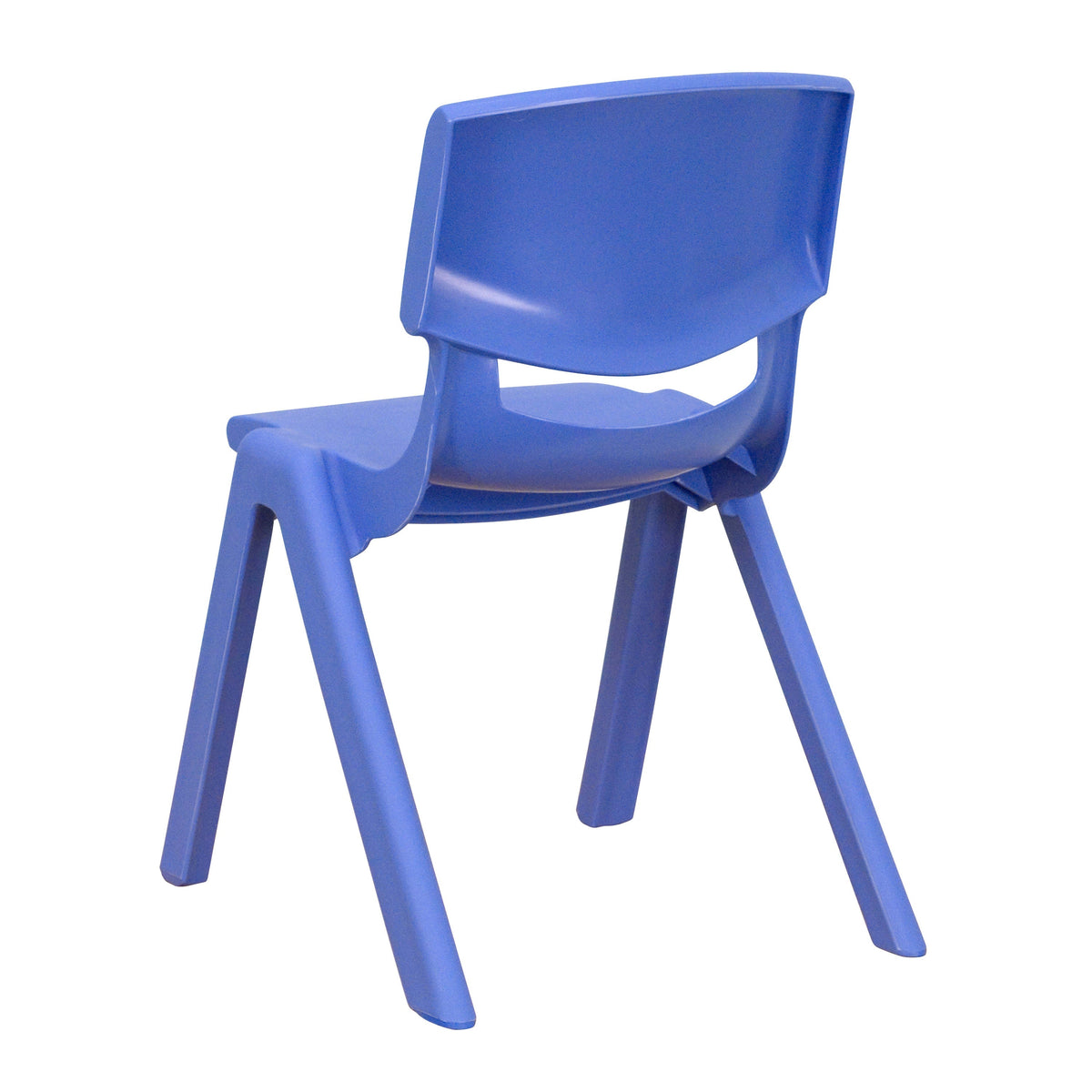 Blue |#| 2 Pack Blue Plastic Stackable School Chair with 12inchH Seat, Preschool Seating