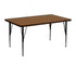 30''W x 48''L Rectangular HP Laminate Activity Table - Height Adjustable Short Legs