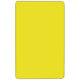 Yellow |#| 30inchW x 60inchL REC Yellow HP Laminate Activity Table - Height Adjustable Legs