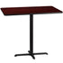 30'' x 48'' Rectangular Laminate Table Top with 23.5'' x 29.5'' Bar Height Table Base