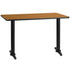 30'' x 48'' Rectangular Laminate Table Top with 5'' x 22'' Table Height Bases