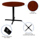 Cherry |#| 36inch Round Multi-Purpose Conference Table in Cherry - Meeting Table for Office