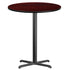 36'' Round Laminate Table Top with 30'' x 30'' Bar Height Table Base