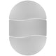 Grey |#| 3 Piece Mobile 86inch Oval Wave Flexible Grey Adjustable Activity Table Set