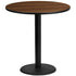 42'' Round Laminate Table Top with 24'' Round Bar Height Table Base