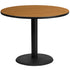 42'' Round Laminate Table Top with 24'' Round Table Height Base