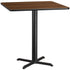 42'' Square Laminate Table Top with 33'' x 33'' Bar Height Table Base