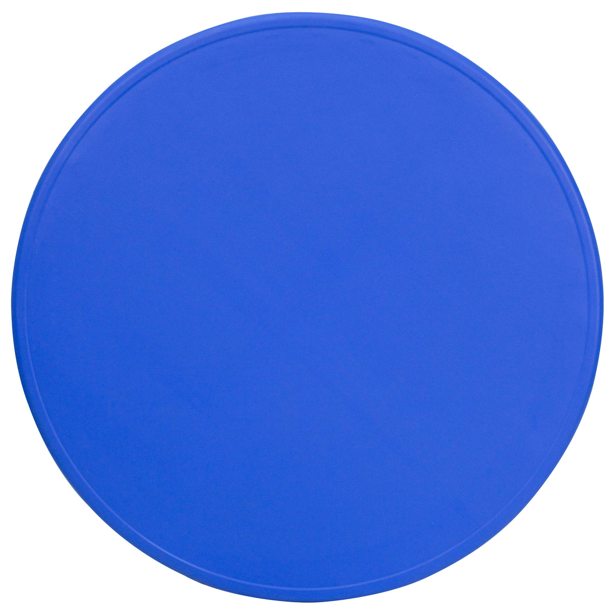 Blue |#| 45inch Round Blue Plastic Height Adjustable Activity Table