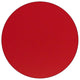 Red |#| 48inch Round Red HP Laminate Activity Table - Height Adjustable Short Legs