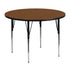 48'' Round HP Laminate Activity Table - Standard Height Adjustable Legs