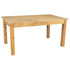 60" x 38" Rectangular Solid Pine Farm Dining Table