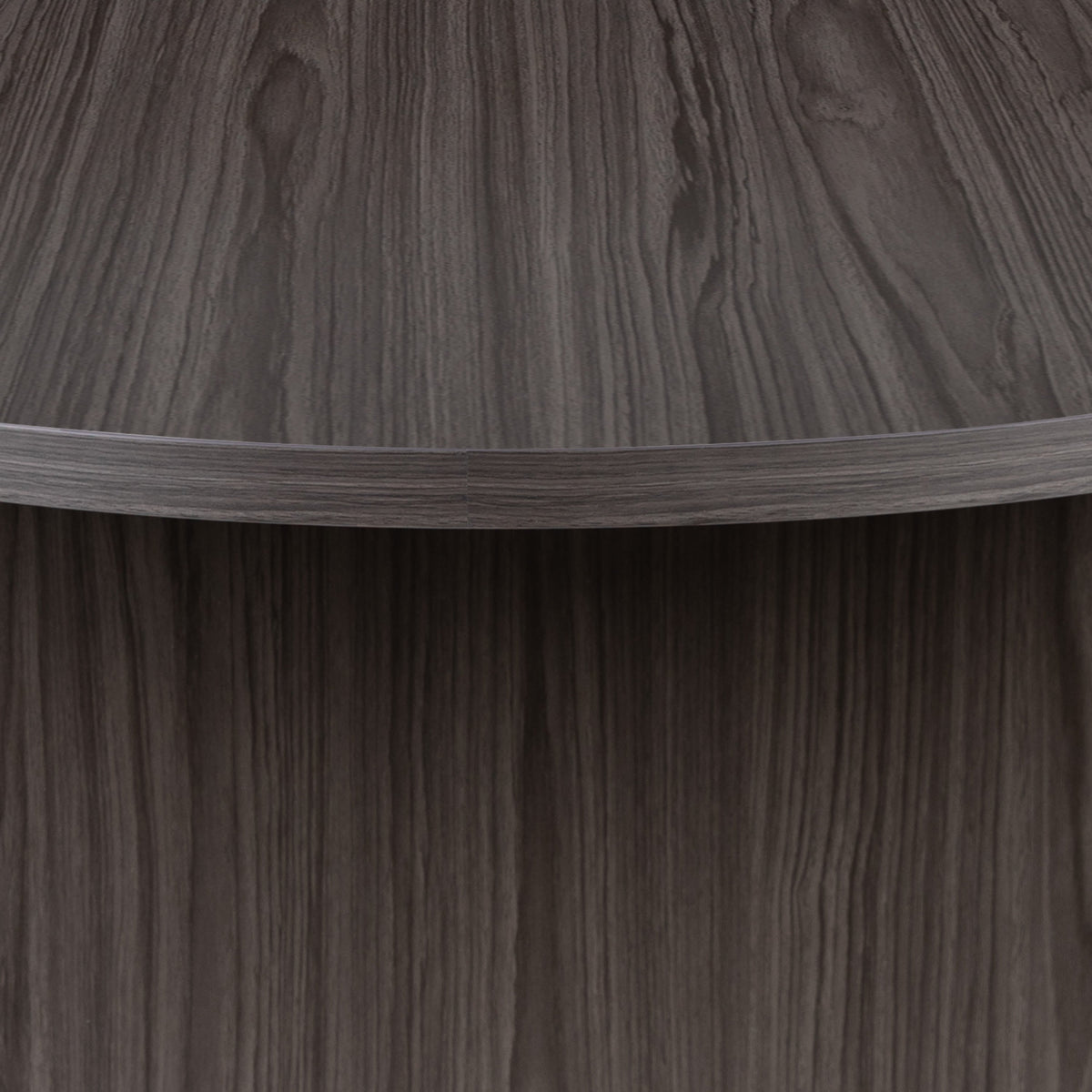 Rustic Gray |#| 6 Foot (72 inch) Classic Oval Conference Table in Rustic Gray - Meeting Table