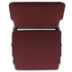 Maroon Fabric/Silver Vein Frame |#| 20.5inch Maroon Molded Foam Stacking Church Chair
