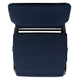 Cobalt Fabric/Black Frame |#| 20.5inch Cobalt Molded Foam Stacking Church Chair