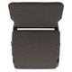 Fossil Fabric/Black Frame |#| 20.5inch Fossil Molded Foam Stacking Church Chair