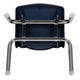 Navy |#| Navy Student Stack Chair 12inchH Seat - School Classroom Chair - Daycare Chair