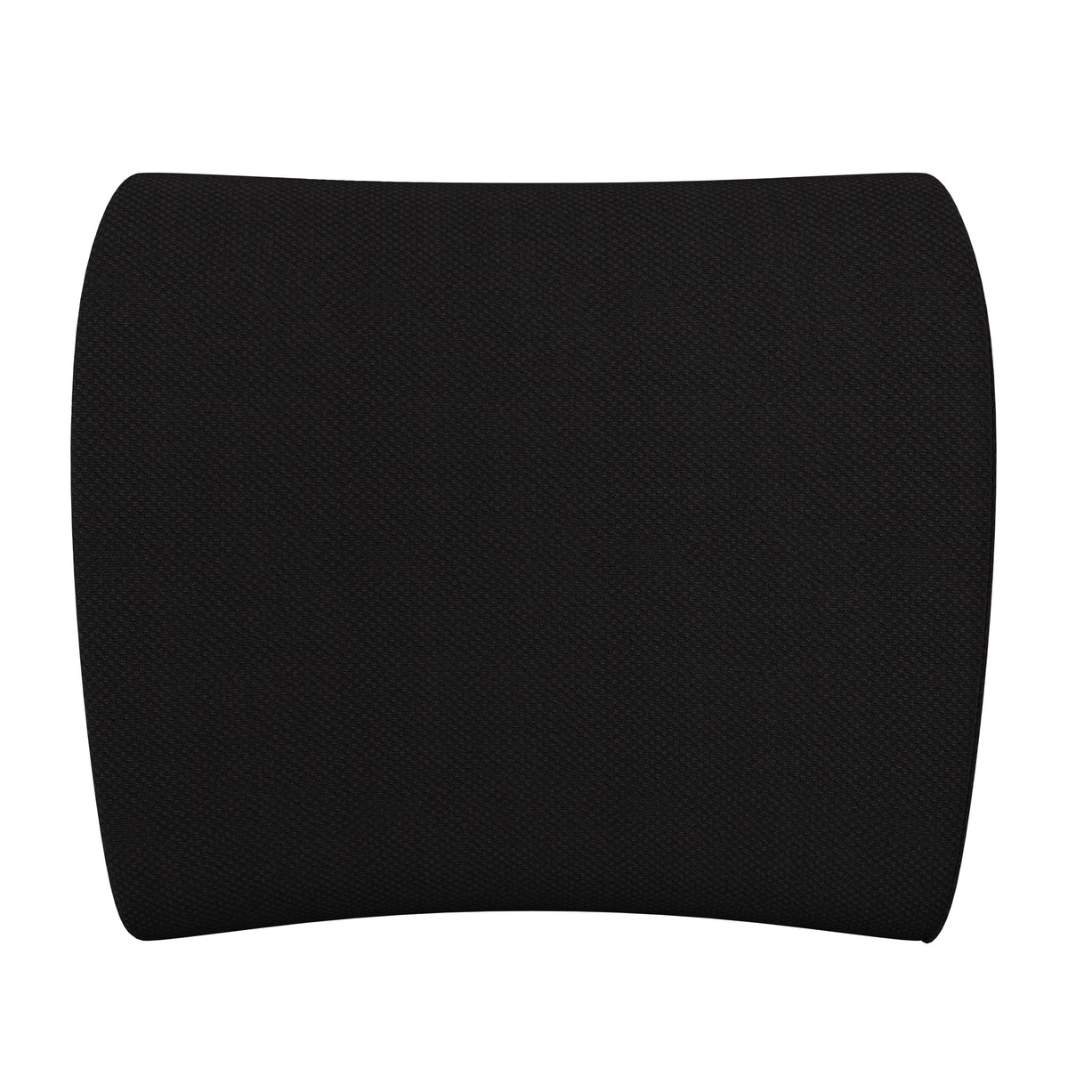 CertiPUR-US Certified Gaming Chair Memory Foam Lumbar Cushion - Black Mesh Cover