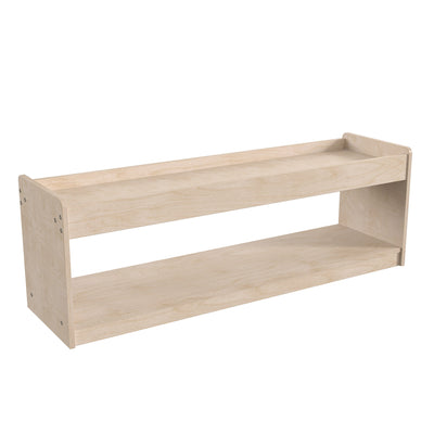Bright Beginnings Commercial Grade Modular Wooden Classroom Open Storage Unit with Upper Shelf - View 1