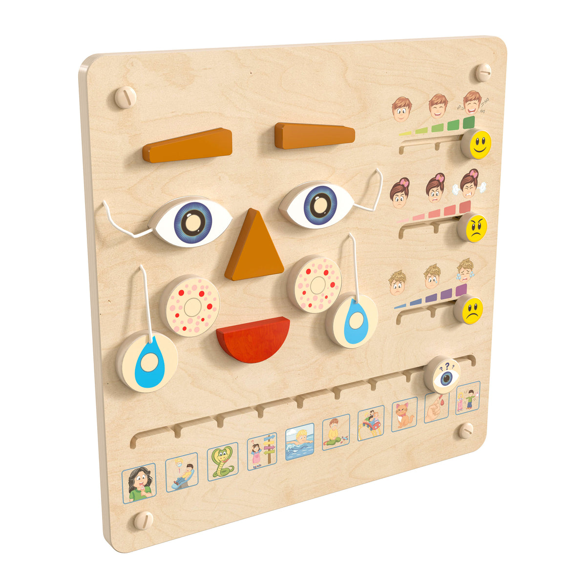 Commercial Grade STEAM Wall Wooden Feelings/Moods Accessory Board