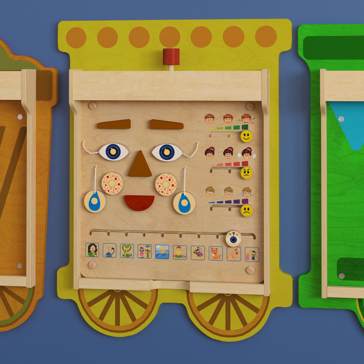 Commercial Grade STEAM Wall Wooden Feelings/Moods Accessory Board