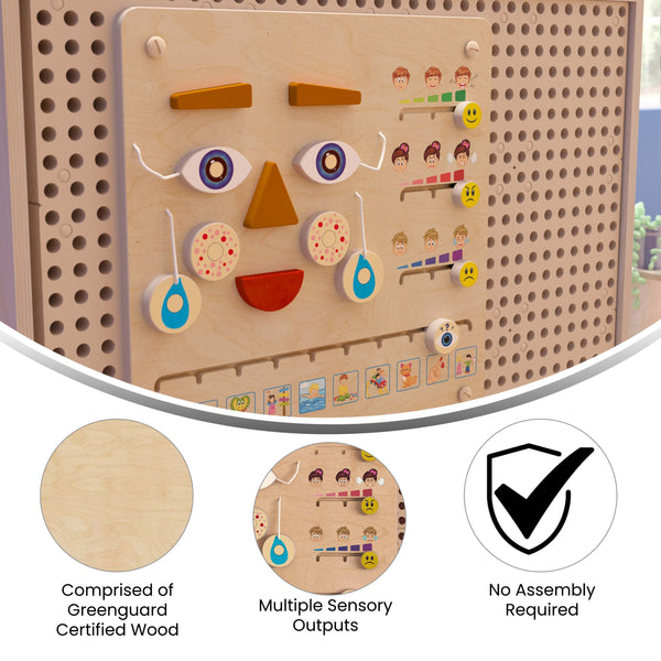 Commercial Grade STEAM Wall Wooden Feelings/Moods Accessory Board