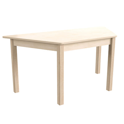 Bright Beginnings Commercial Grade Trapezoid Wooden Preschool Classroom Activity Table - View 1
