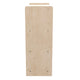 Commercial Grade Natural Finish Wooden Classroom 3 Shelf Storage Unit, Kid Safe