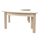 Commercial Grade Half Circle Wooden Classroom Activity Table - Beech